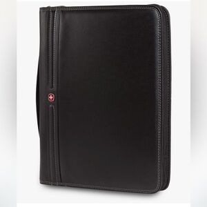 NEW Wenger Concept Zippered Padfolio Envelope Card Holder, Black